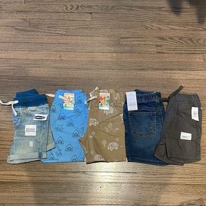 5 pairs of toddler shorts.